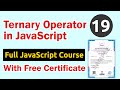 Ternary Operator in JavaScript