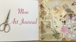 Page d'Art Journal  ♥ ♥  #artjournal2024 #artjournal  #artjourney @journalsay