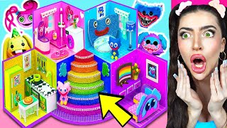 CRAZIEST Poppy Playtime MANSION BUILD EVER!? (DIY ART AT HOME!)