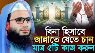 বিনা হিসাবে জান্নাতে যেতে চান | abdullah zubair waz | আব্দুল্লাহ জুবায়ের নতুন ওয়াজ | zubair jalsa