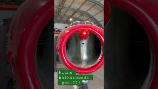 360 degrees Plane Walkarounds (Gen.II): Fokker S14 Machtrainer #shortsvideo #shortvideo