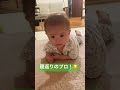 寝返りなんて余裕だぜ あかちゃん かわいい 可愛い赤ちゃん 成長記録 baby japanese 寝返り