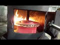 HOME MADE WASTE OIL STOVE