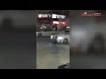 Stabbed, run down twice  Murder at JB petrol station captured on video