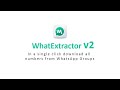 Export Whatsapp Group Contacts to Excel (One Click) V2 LATEST UPDATE
