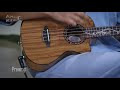 luna vineyard koa bevel tenor ukulele with fishman kula preamp