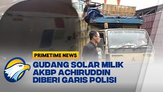 2 Truk Keluar dari Gudang Solar Milik AKBP Achiruddin Hasibuan