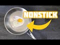 🍳 Make Your Stainless Steel Pan Nonstick | Mercury Ball Test #shorts