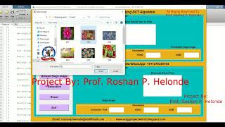 Image Steganography Using DCT Algorithm With Source Code | DCT Based Image Steganography Matlab Code