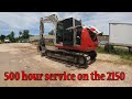 500 Hour Service On A Takeuchi TB2150