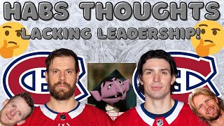 Habs Thoughts - Lack of Leadership