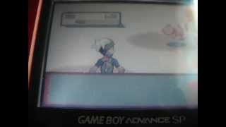 Pokemon Emerald Catching Mew  (with gameshark) gba