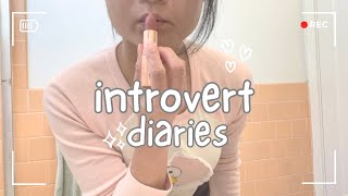 a mellow day at home 🎀 sharing my recent purchases 🛍️ introvert diaries 🩵