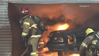 2nd Alarm Commercial Fire | Garden Grove