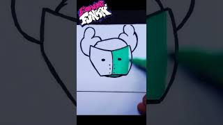 Coloring Health Icon Tricky FRIDAY NIGHT FUNKIN #shorts