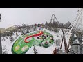 draken monorail 4k insta360 energylandia rollercoaster