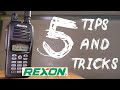 5 useful tips and tricks  | Rexon Aviation Radio / Transceiver