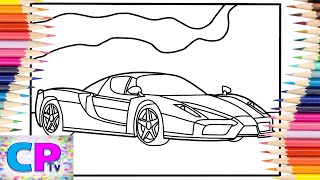Ferrari Enzo  Coloring Pages/Cars Coloring/Besomorph & Coopex - Redemption (ft. Riell) [NCS Release]