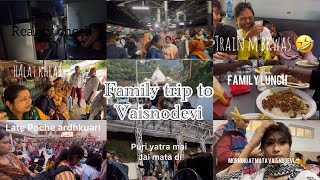 PART-1 Pochi puri family dubara Vaisnodevi 🥺 “Mountains, Prayers, and Family:Our Vaishno Devi Story”