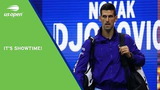 Novak Djokovic and Alexander Zverev Walk Out | 2021 US Open