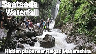 Saatsada waterfall near nanemachi falls || ನಾನೇಮಚಿ ಫಾಲ್ಸ್ closed ಅಂಥ ಈ ಜಾಗಕ್ಕೆ ಹೋದೊ #hidden place