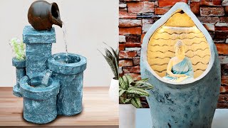 DIY Awesome Beautiful Top 2 Indoor Tabletop Waterfall Fountains | Best Handmade Waterfall Fountains