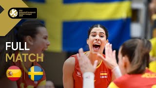 Match | Spain vs. Sweden - CEV Volleyball European Golden League 2024