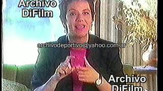 Publicidad Pague sus Impuestos con Maria Ester Sanchez - DiFilm (1991)