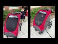 aosom 3 in 1 bike trailer jogger stroller and dual stroller gracieshotstuff