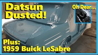 Will it Run? Paint Time for the 1967 Datsun 411! Plus: 1959 Buick LeSabre Rust, and Frame Repair!