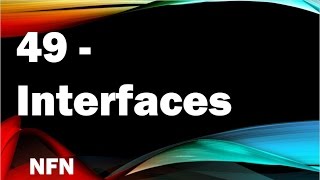 java tutorials urdu NFN 49 interfaces