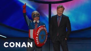 Introducing Captain Make America Great Again | CONAN on TBS