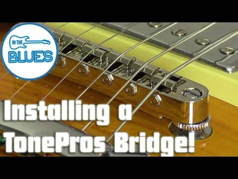 Replacing a dodgy Bridge on a Les Paul with a TonePros T3BT Replacing a dodgy Bridge on a Les Paul with a TonePros T3BT