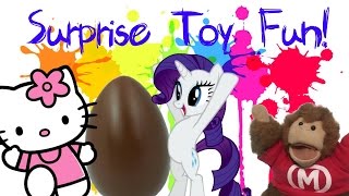 Hello Kitty Chocolate Egg Surprise! | My Little Pony Blind Bag Surprise! | Gun Safety For Kids