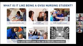 GVSU Bachelor of Nursing Session