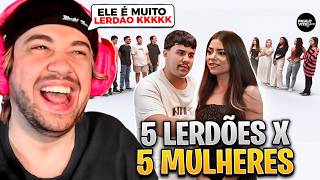 5 LERDÃO x 5 MULHERES (EPISÓDIO VERGONHA ALHEIA KKKK) - React Paulo Vita Show
