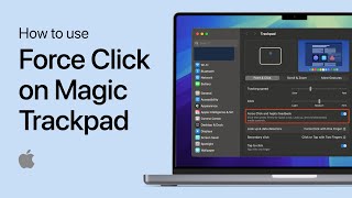How To Use Force Click on Apple Magic Trackpad