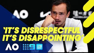 Daniil Medvedev turned off tennis by Australian crowd | Australian Open 2022