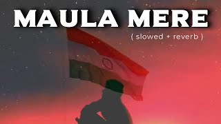 Maula Mere Lele Meri Jaan | Slowed Reverb Rain Mix | Chak De India | SRK | Lofi | Audible Painter