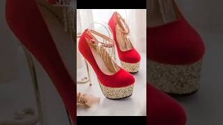 red colour pencil heels sandal | high heel shoes