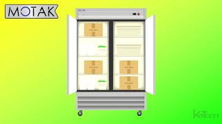 MoTak 54-in. 2-Section Reach-In Freezer (MSD-2DF-BAL-X)