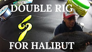 HOW TO CATCH HALIBUT- Berkley Gulp Mullet Double Rig Technique!