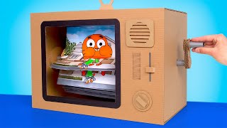 Turn Cardboard Into A Cool Retro TV || Best Cardboard Trick