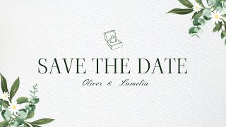 Free Virtual Wedding Invitation Video Template (Customizable) - FlexClip