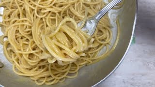 AGLIO OLIO E PEPERONCINO -LA SPAGHETTATA DI MEZZANOTTE! - RICETTA #ASMR #cucinandomelagodo