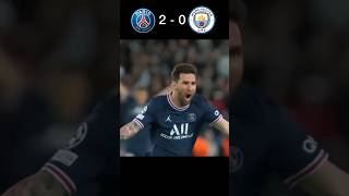 Messi First Goal in PSG! | PSG vs Manchester City UCL 21/22 Group Stage #ucl