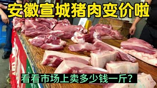 安徽宣城猪肉变价太吓人，6月18日看早市卖多少钱一斤，大吃一惊