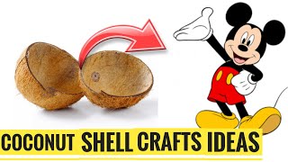 coconut shell crafts ideas/ചിരട്ട കൊണ്ട് ഇങ്ങനെ ഒകെ ചെയ്യാൻ പറ്റുമോ#coconutshellcraftidea  malayalam