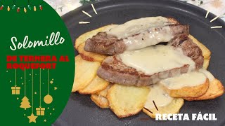 🥩 Prepara RÁPIDO y FÁCIL este Solomillo de Ternera al Roquefort en NAVIDAD 🥩