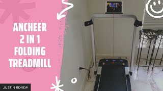 ANCHEER 2 in 1 Folding Treadmill Review | ANCHEER Electric Under Desk Treadmill Manual